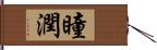 瞳潤 Hand Scroll