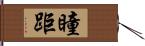 瞳距 Hand Scroll
