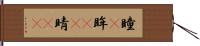 瞳(P) Hand Scroll