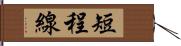 短程線 Hand Scroll