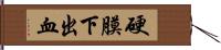 硬膜下出血 Hand Scroll
