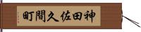神田佐久間町 Hand Scroll
