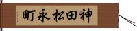 神田松永町 Hand Scroll