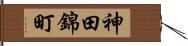 神田錦町 Hand Scroll