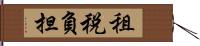 租税負担 Hand Scroll