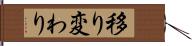 移り変わり Hand Scroll