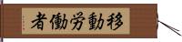 移動労働者 Hand Scroll