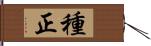 種正 Hand Scroll