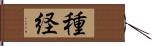 種経 Hand Scroll