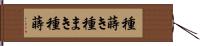 種蒔き Hand Scroll