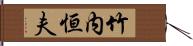 竹内恒夫 Hand Scroll