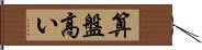 算盤高い Hand Scroll