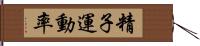 精子運動率 Hand Scroll