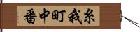 糸我町中番 Hand Scroll