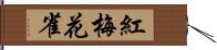 紅梅花雀 Hand Scroll