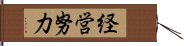 経営努力 Hand Scroll