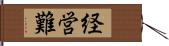 経営難 Hand Scroll