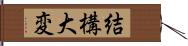 結構大変 Hand Scroll