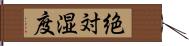 絶対湿度 Hand Scroll