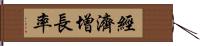 經濟增長率 Hand Scroll