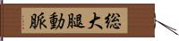 総大腿動脈 Hand Scroll