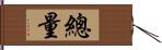 總量 Hand Scroll