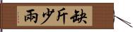 缺斤少兩 Hand Scroll