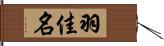 羽佳名 Hand Scroll