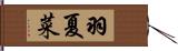 羽夏菜 Hand Scroll
