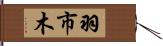 羽市木 Hand Scroll