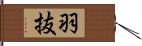 羽抜 Hand Scroll