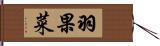 羽果菜 Hand Scroll