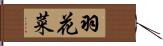 羽花菜 Hand Scroll