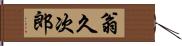 翁久次郎 Hand Scroll