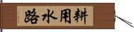 耕用水路 Hand Scroll
