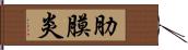 肋膜炎 Hand Scroll