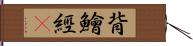 背鱠經屛 Hand Scroll