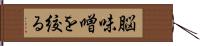 脳味噌を絞る Hand Scroll