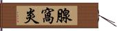 腺窩炎 Hand Scroll