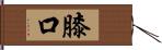 膝口 Hand Scroll