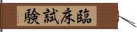 臨床試験 Hand Scroll