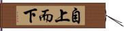 自上而下 Hand Scroll