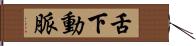 舌下動脈 Hand Scroll