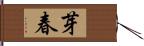 芽春 Hand Scroll
