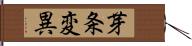 芽条変異 Hand Scroll