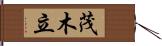 茂木立 Hand Scroll