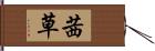 茜草 Hand Scroll