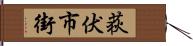 荻伏市街 Hand Scroll