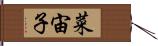 菜宙子 Hand Scroll