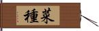 菜種 Hand Scroll